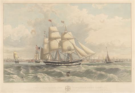First Class Packet Ship Yorkshire Of New York Royal Museums Greenwich