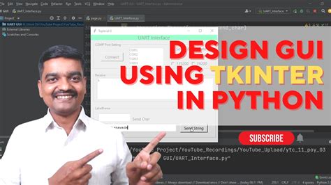 How To Design Gui Using Tkinter In Python Gui Python Youtube