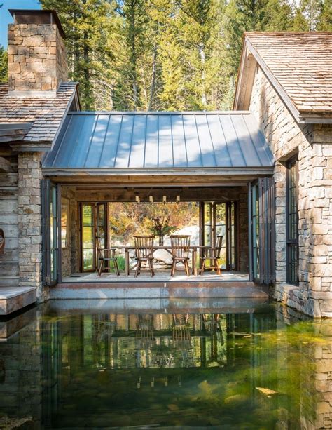 Architectural Design Lake House Modern Design