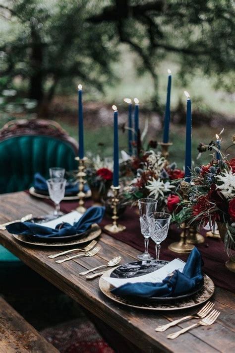 22 Dark Teal and Burgundy Wedding Ideas for Fall 2023 | Burgundy
