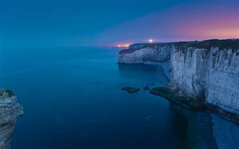 Photography Sea Water Night Nature Landscape Cliff