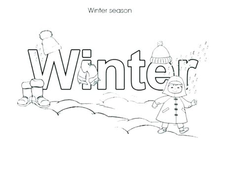 Printable Winter Wonderland Coloring Pages