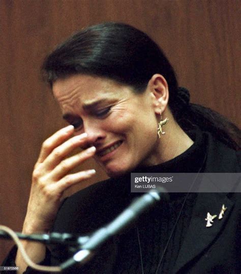 Denise Brown The Sister Of Murder Victim Nicole Brown Cries On The