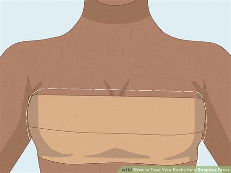 How To Tape Your Boobs For A Strapless Dress Easy Ways