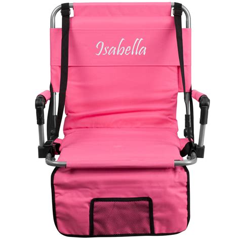 See more ideas about pink wine, wine, wine bottle. Personalized Folding Stadium Chair in Pink
