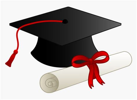 High School Cap And Gown Graduation Clipart Free Transparent College