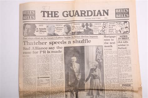 Newspaper Front Pages From The 1980s Part Two