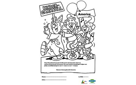 22+ Carnaval Kleurplaat Groep 8