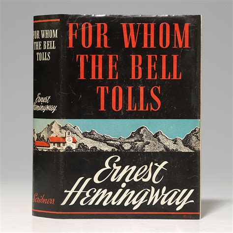 For Whom The Bell Tolls Tab - For Whom the Bell Tolls First Edition - Ernest Hemingway - Bauman Rare