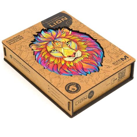 I bought this puzzle as a gift for my 11 year old daughter. Wooden Jigsaw Puzzle Mysterious Lion | Wooden jigsaw ...