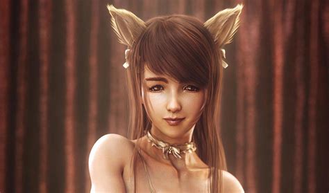3d Fantasy Models Cat Girl By Shibashake 7