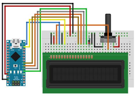 Rangkaian Lcd Arduino