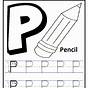 Letter P Worksheet Preschool