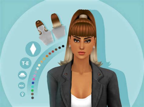 Sims 4 Ari Hairstyle By Simcelebrity00 Best Sims Mods