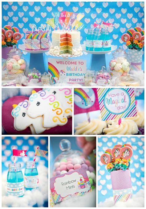 Rainbow Unicorn Party B Lovely Events