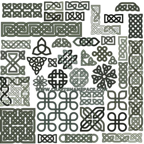 Collection Of 39 Celtic Knot Patterns Download In Eps Or Svg Format