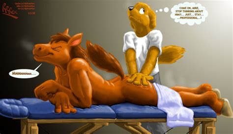 Rule 34 Anthro Ass Butt Massage Canine Closed Eyes