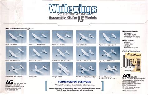 A Guide To Whitewings Paper Airplanes — Bluegrassroots