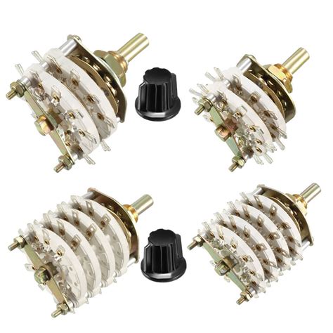 4p4t 4p5t 4p8t 4p11t 4 Pole 4 11 Position Band Channel Rotary Switch