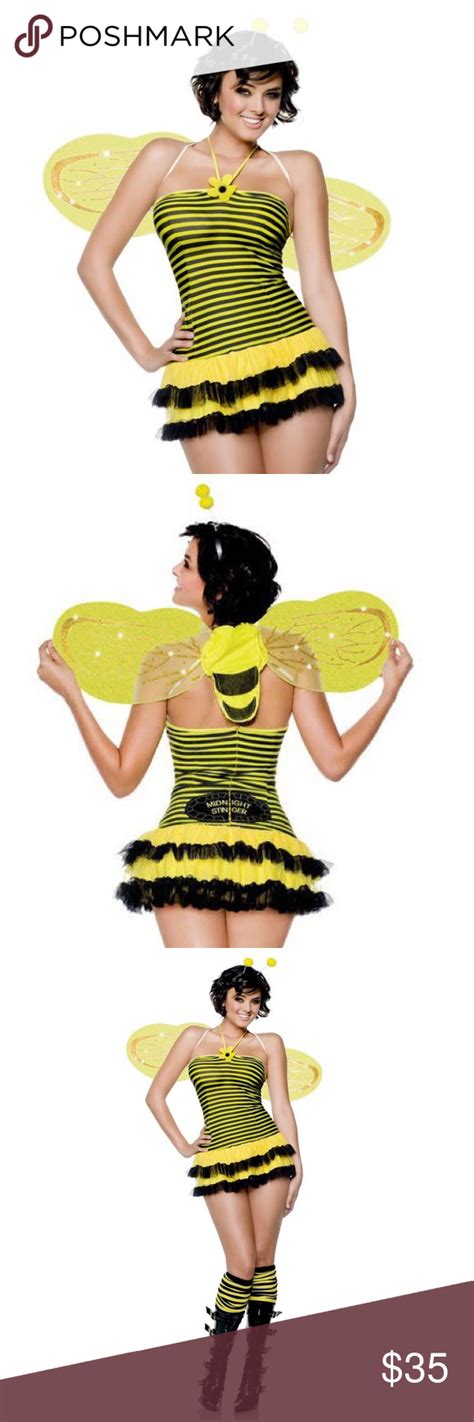🔴310 Midnight Stinger Bumblebee Bee Costume S Bee Costume Fancy Dress Costumes Bee