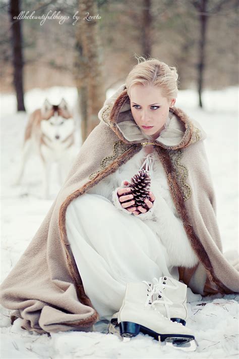 Enchanted Bridal Cape For Winter