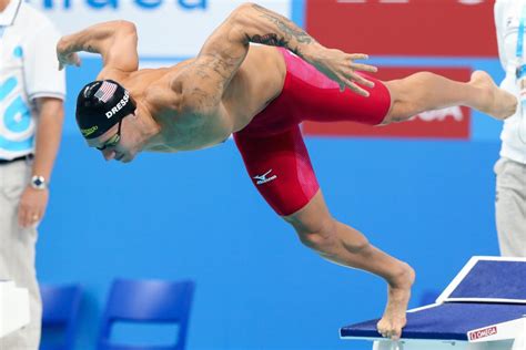 Caeleb Dressel Breaks 50 Free American Record In Semi Finals Nathan