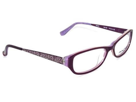 Mayhem Small Eyeglasses Mhg01 Col 161 Purple Rectangular Frame Etsy