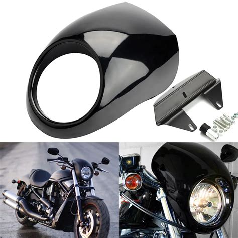 Motorcycle Front Headlight Fairing Cowl For Harley V Rod Dyna Fx
