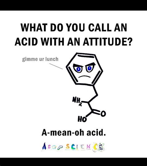 Funny Molecular Joke Credit To Asap Science Nerdy Jokes Puns