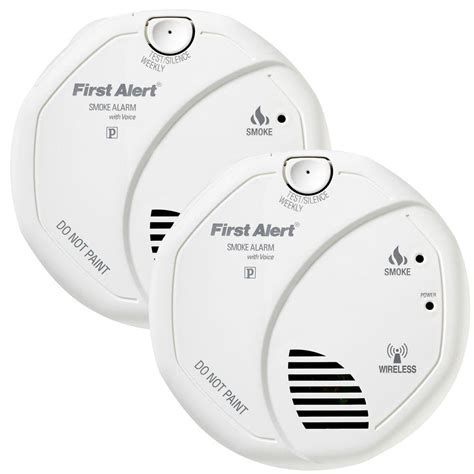 First Alert Wireless Interconnect Smoke Detector 2 Pack Sa511cn2 3st