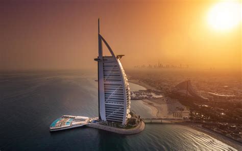 Download Cityscape Aerial View Dubai Burj Al Arab 1680x1050
