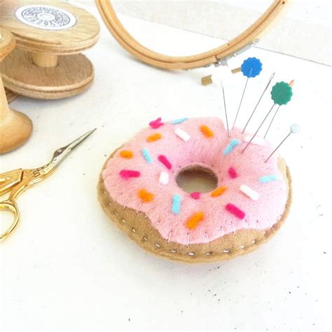 Doughnut Pin Cushion Craft Kit By The Make Arcade