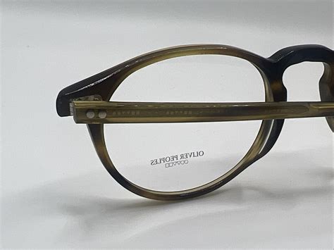 oliver peoples ov5004 1211 riley r 47 20 145 olive brown eyeglass frames y70 ebay