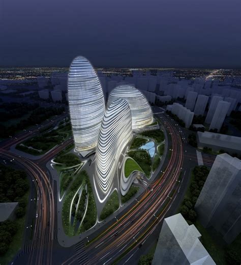 World Of Architecture Wangjing Soho Office And Retail Complex In
