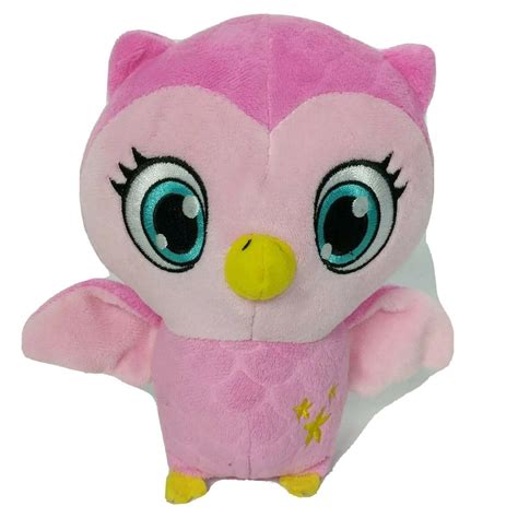 Little Charmers Treble Pink Owl Plush Nick Jrs Spinmaster Stuffed
