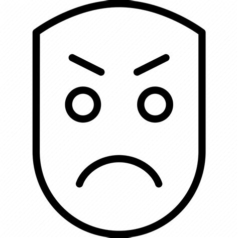 Angry Emotion Face Human Mad Upset Icon Download On Iconfinder