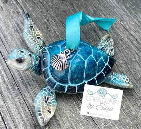 Sea Turtle Ornament Etsy
