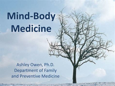 Ppt Mind Body Medicine Powerpoint Presentation Free Download Id208121