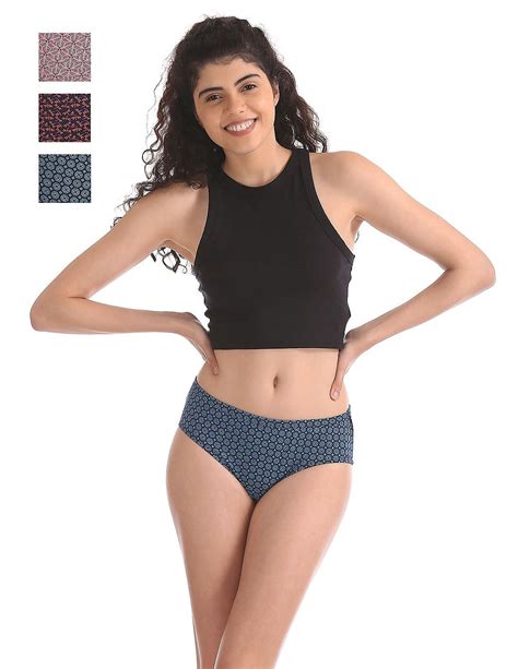 Buy Women Assorted Printed Hipster Panties Pack Of 3 Online At