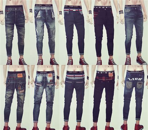 Sims 4 Male Baggy Jeans