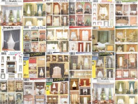 Simplicity Window Treatment Covering Curtains Drapes Home Decor Sewing