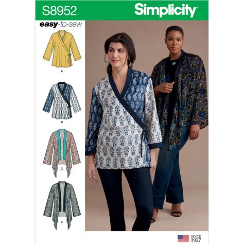 42 Designs Simplicity Kimono Sewing Pattern Hamzahjazmin