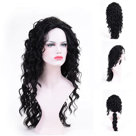 Cosplay Wigs For Men Long Curly Wavy Wig Michael Costume Wig Water Wave
