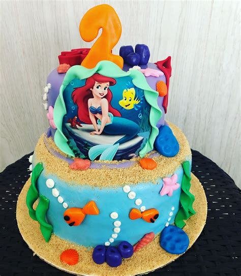 Little Mermaid Cake Ideas Acakea