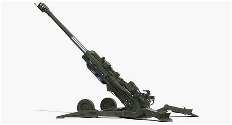 Howitzer M777 155mm Rigged 3d Model 149 Max Free3d
