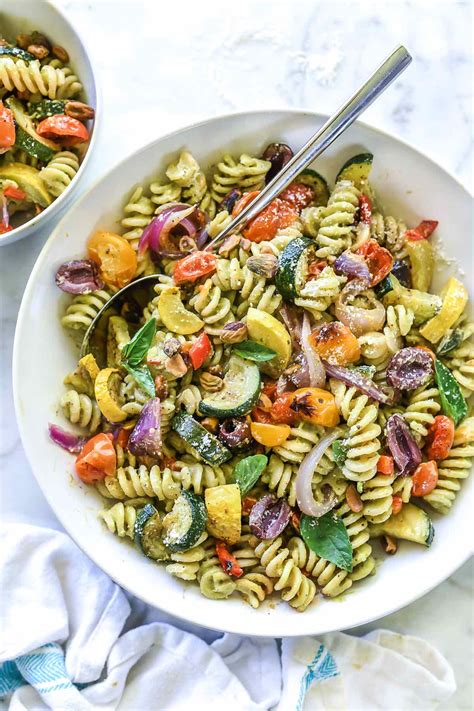 Check spelling or type a new query. Creamy Avocado Pesto Pasta Salad with Roasted Vegetables ...