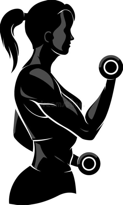 Female Fitness Workout Stock Vector Illustration Of Strong 121107553