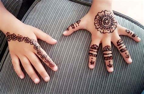 Cute And Easy Mehndi Designs 2021 For Kids Hand And Feet Showbiz Hut
