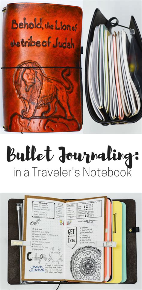 Bullet Journaling In A Travelers Notebook With Pictures