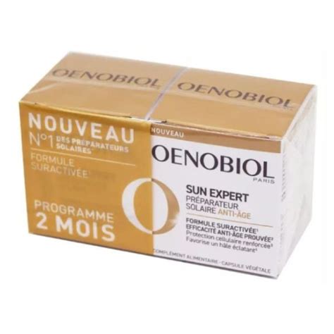 Oenobiol Sun Expert Préparateur Solaire Anti Age Lot De 2x 30 Capsules